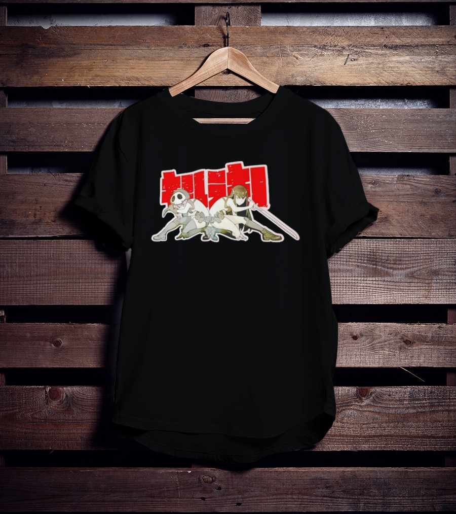 Makoto Kurokawa Twin Star Exorcists Anime Characters Katana Sword And Mask T-Shirt