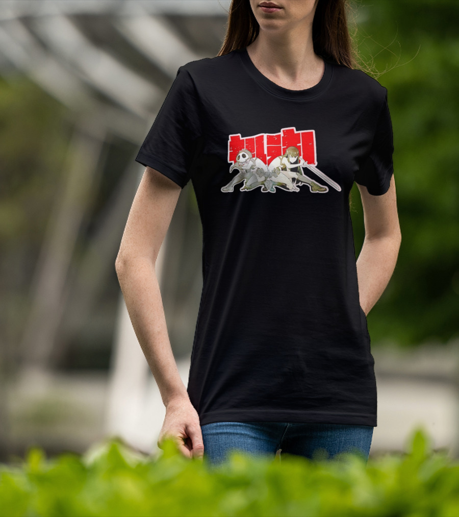 Makoto Kurokawa Twin Star Exorcists Anime Characters Katana Sword And Mask T-Shirt