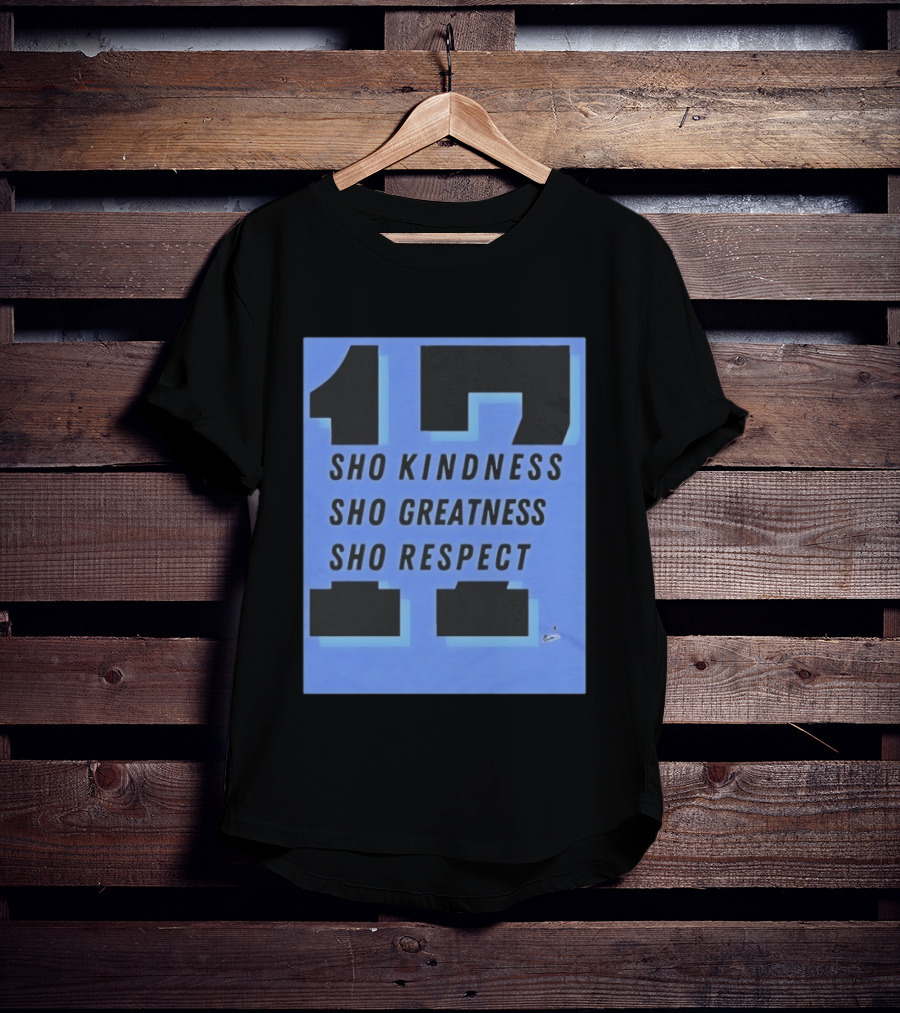 Shohei Ohtani 17 Sho Kindness Greatness Respect Dodgers T-Shirt