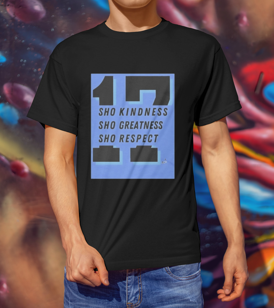 Shohei Ohtani 17 Sho Kindness Greatness Respect Dodgers T-Shirt