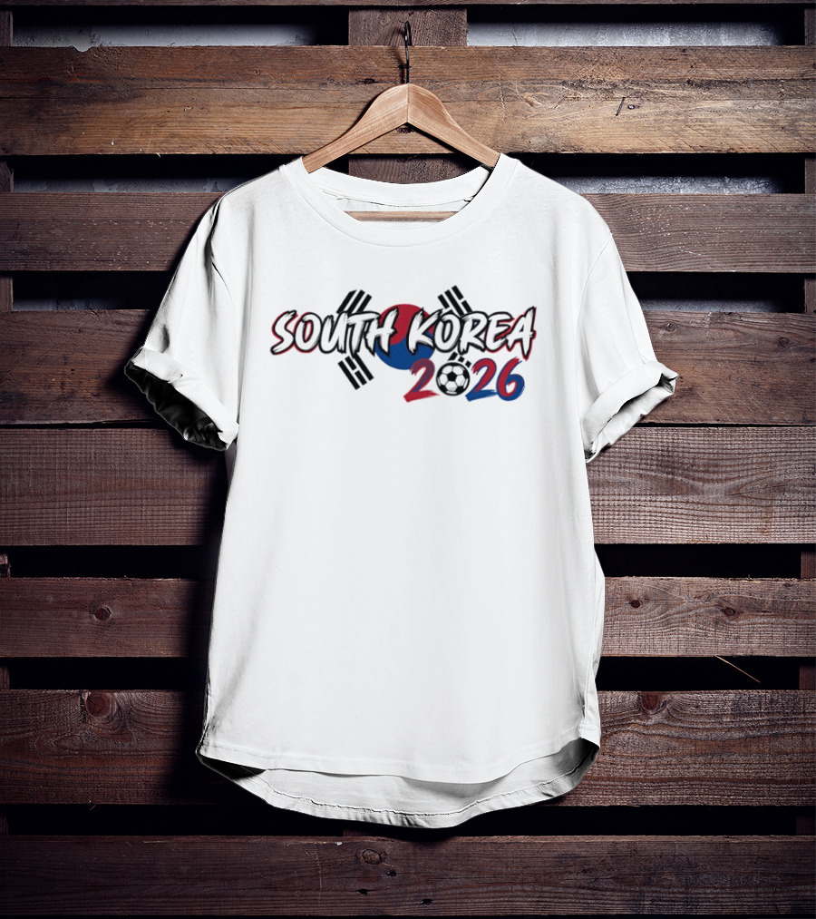 South Korea 2026 World Cup Soccer Team Fan T-Shirt