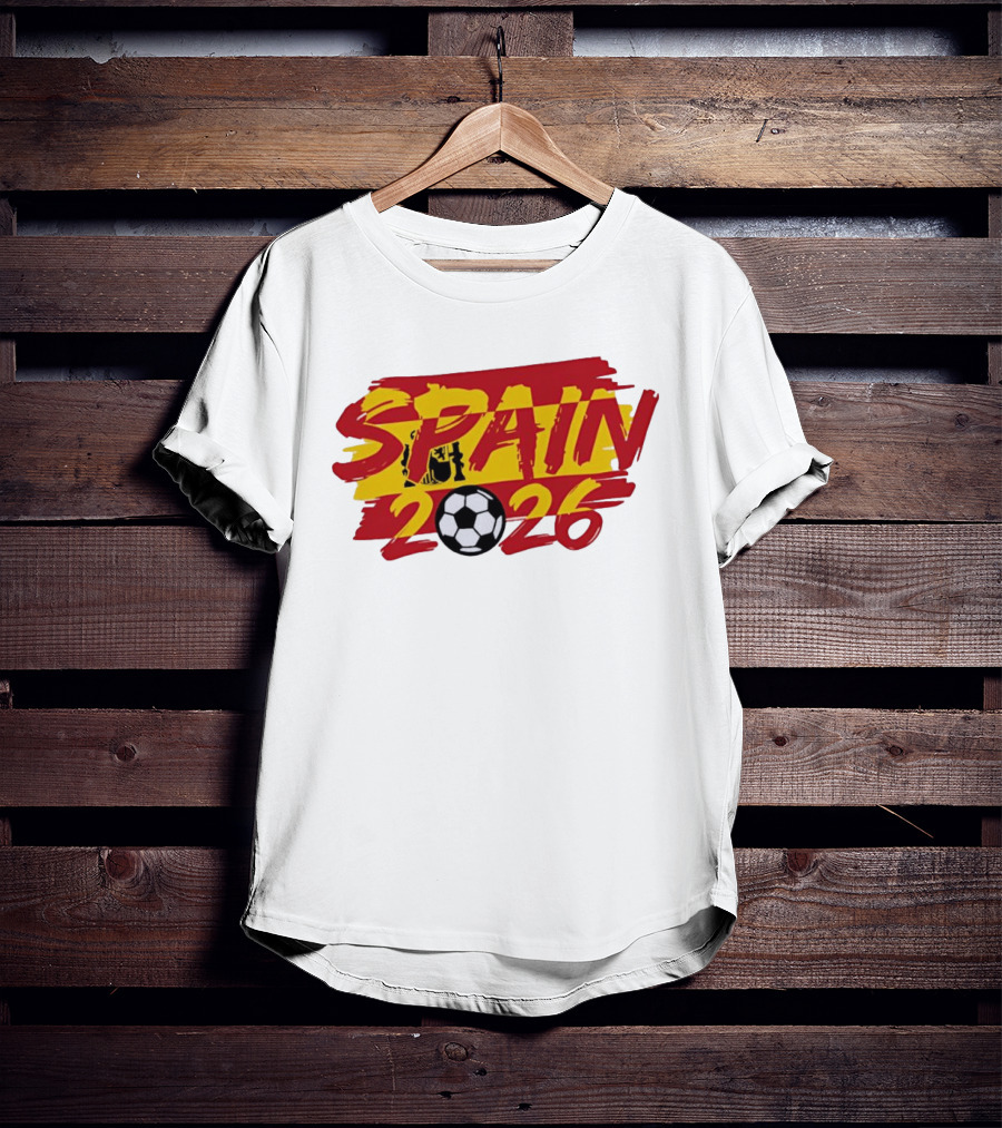 Spain 2026 World Cup Soccer Football Team T-Shirt