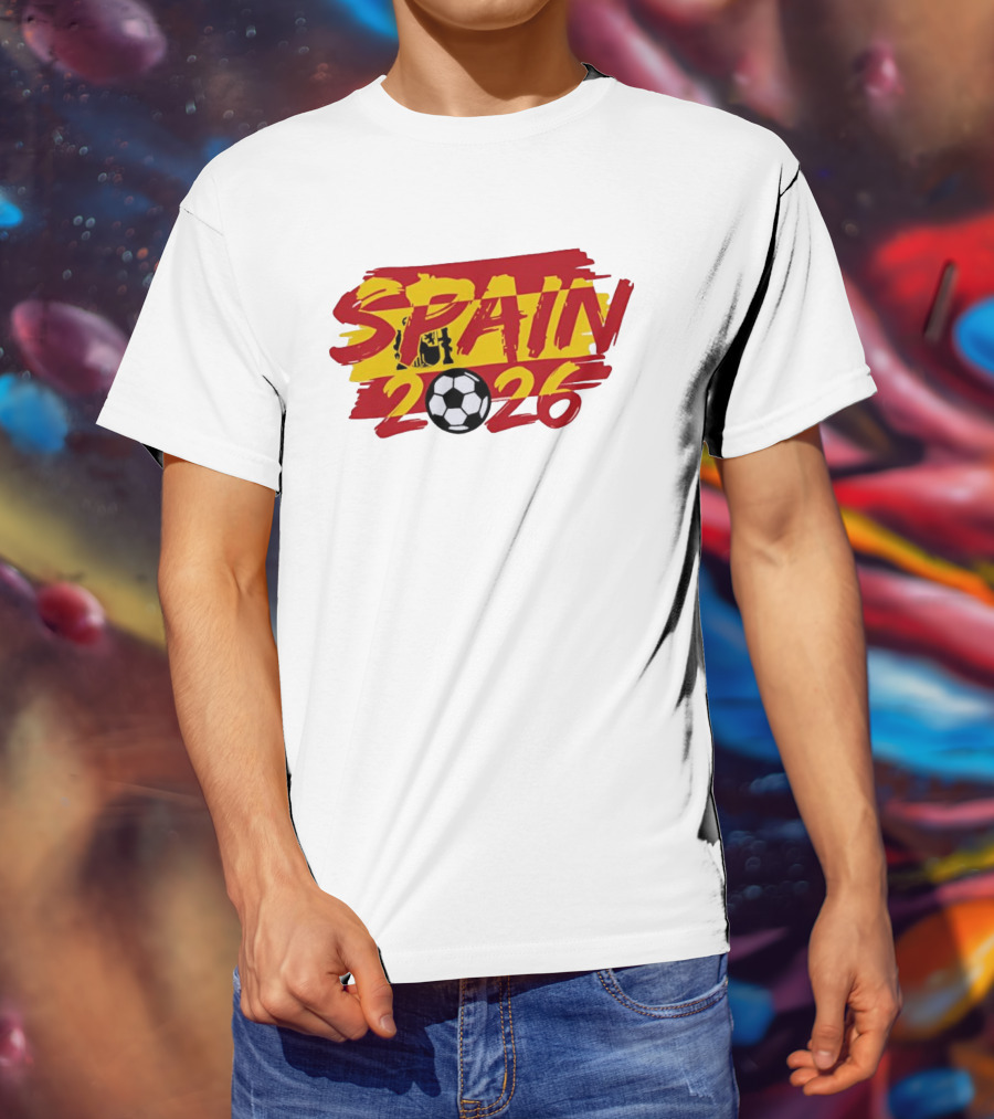 Spain 2026 World Cup Soccer Football Team T-Shirt