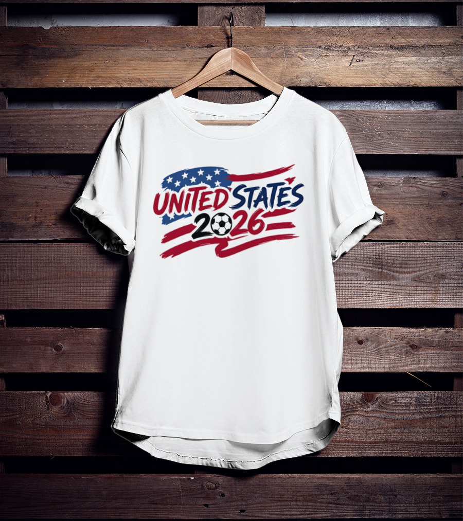 United States 2026 Soccer World Cup Stars And Stripes T-Shirt