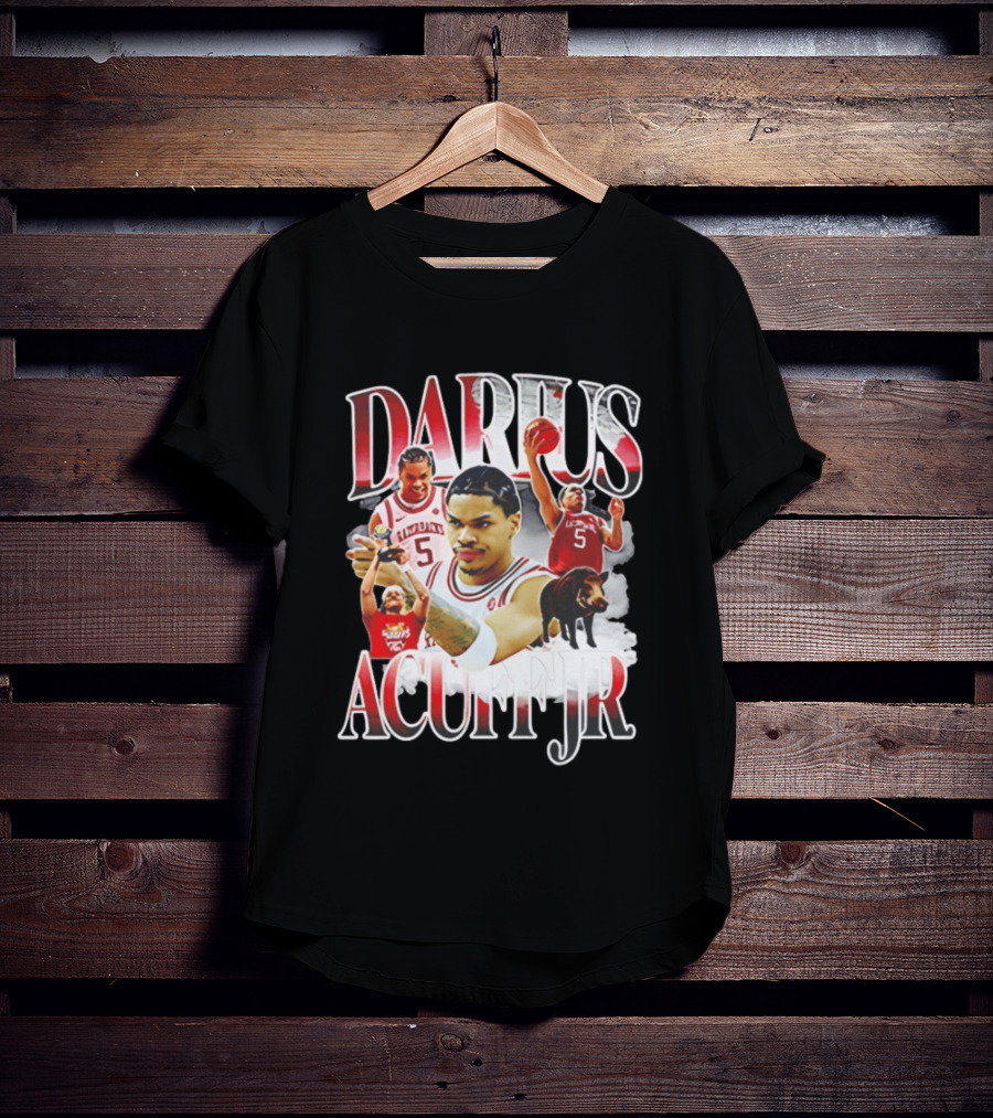 Darus Acuff Jr Arkansas Razorbacks Basketball Player Highlights T-Shirt