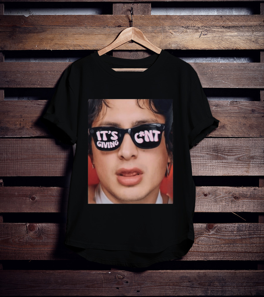 Hudson Williams It's Giving C*nt Sunglasses T-Shirt