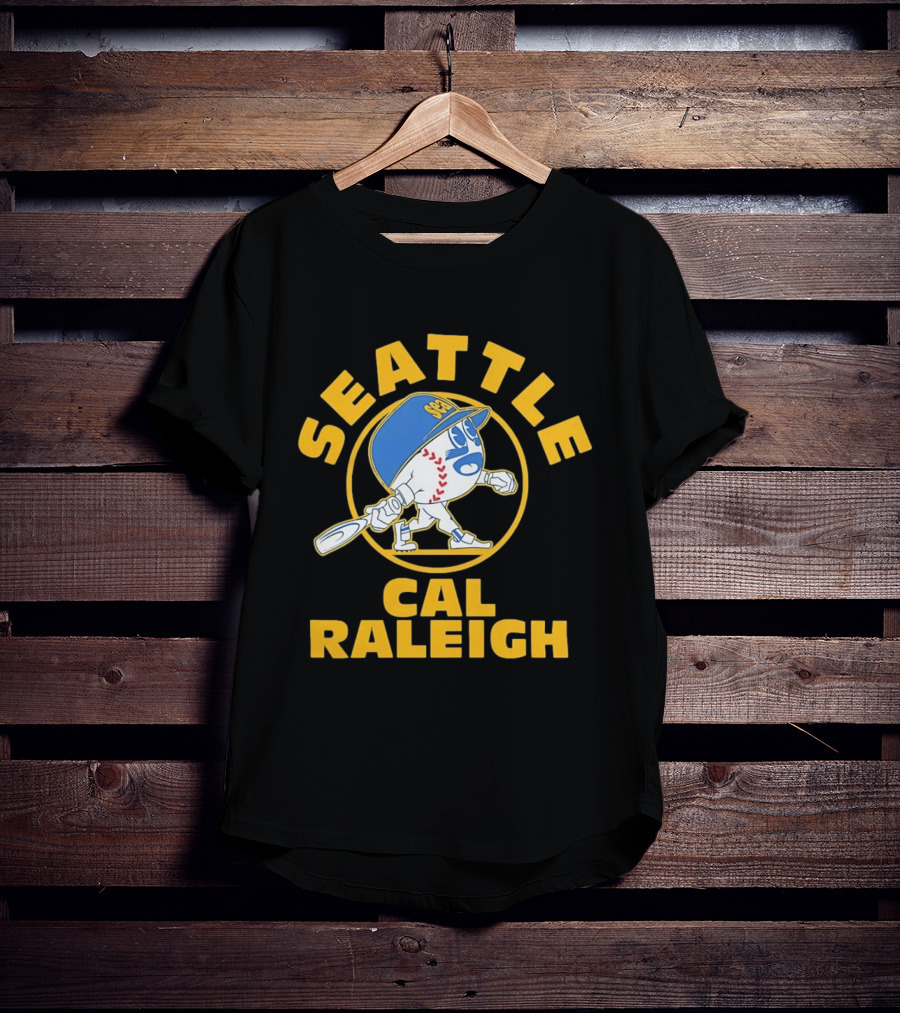 Seattle Mariners Cal Raleigh Baseball T-Shirt