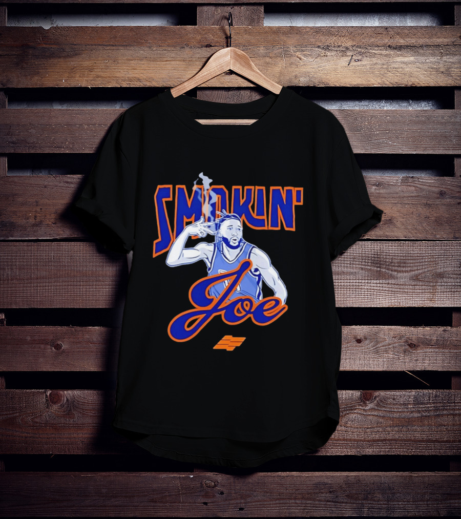 Smokin' Joe Basketball Iconic Athlete Smoke Gesture T-Shirt