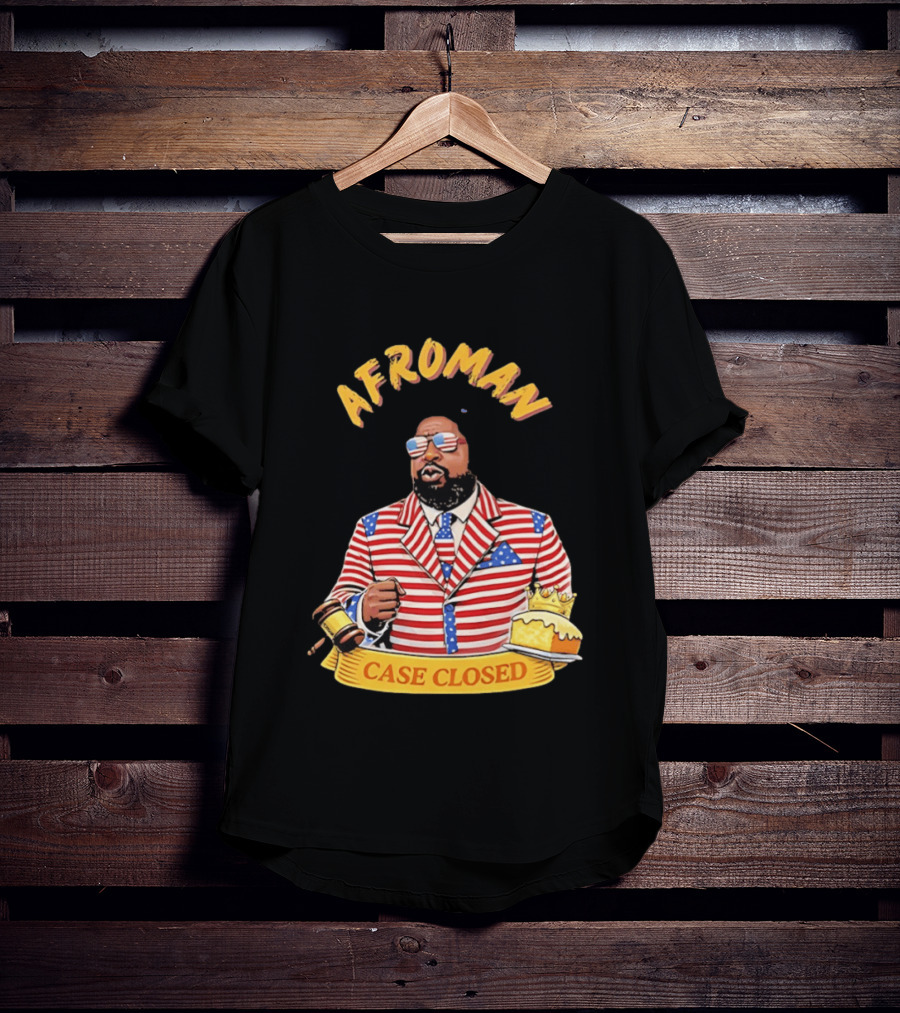 Afroman Case Closed Patriotic Suit Lemon Pound Cake Free Speech T-Shirt