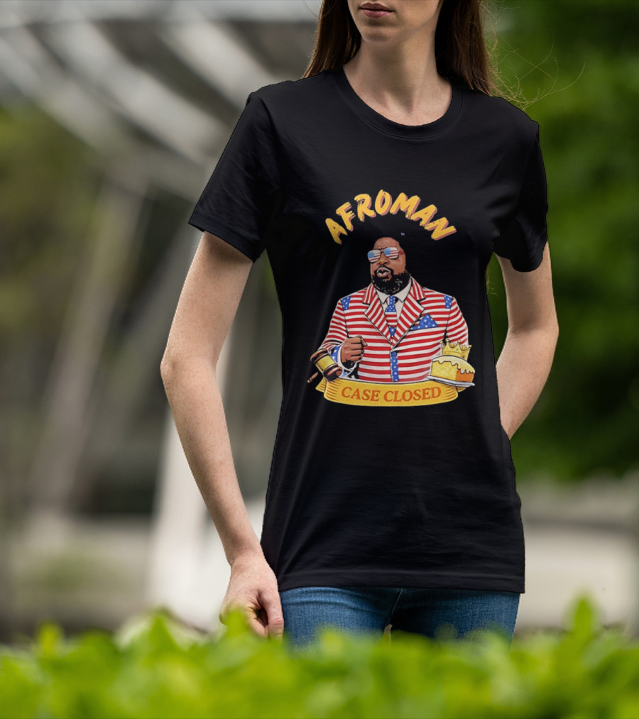 Afroman Case Closed Patriotic Suit Lemon Pound Cake Free Speech T-Shirt