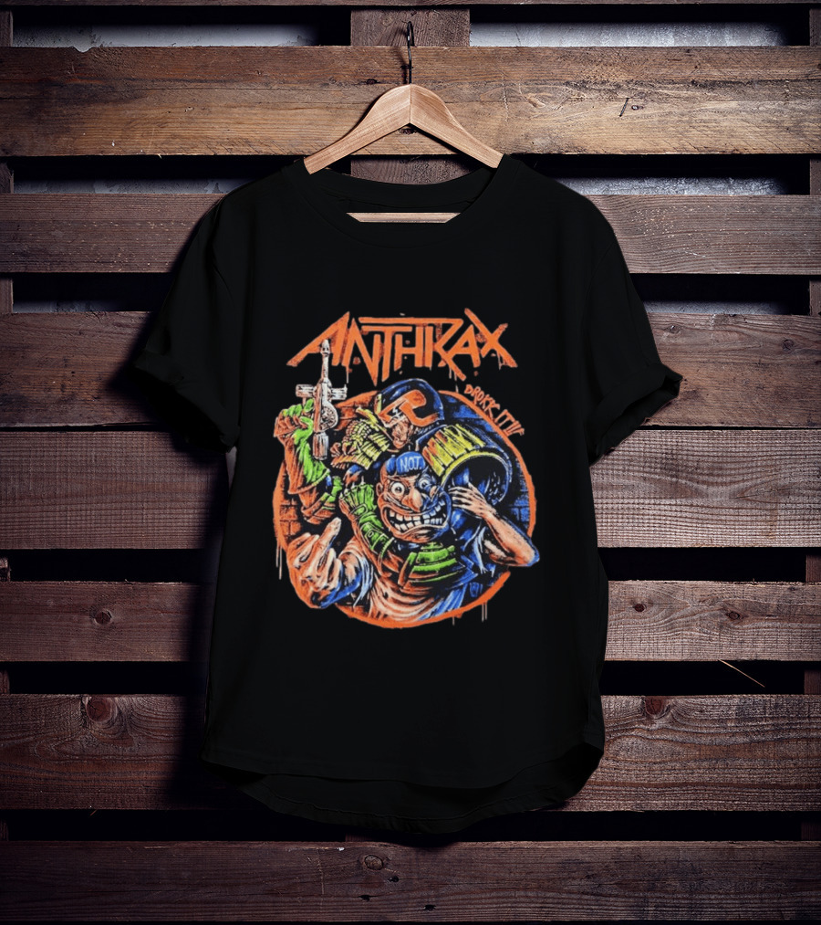 Anthrax Australia 2026 Tour The Not Man Robocop Drokk It T-Shirt