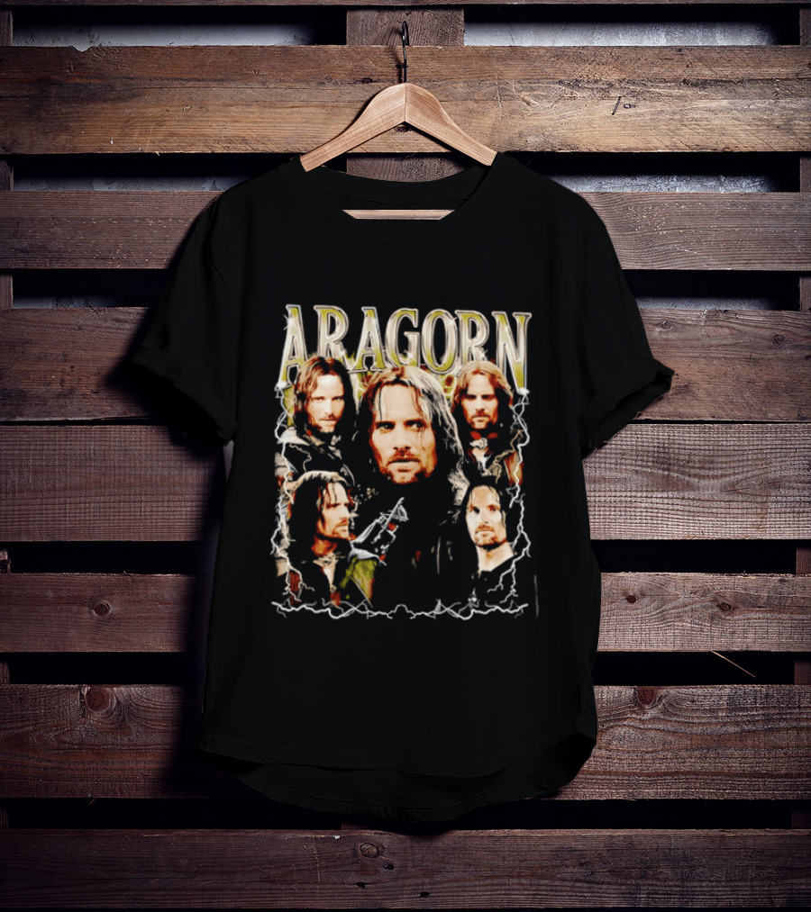 Aragorn Character Collage Lord Of The Rings T-Shirt