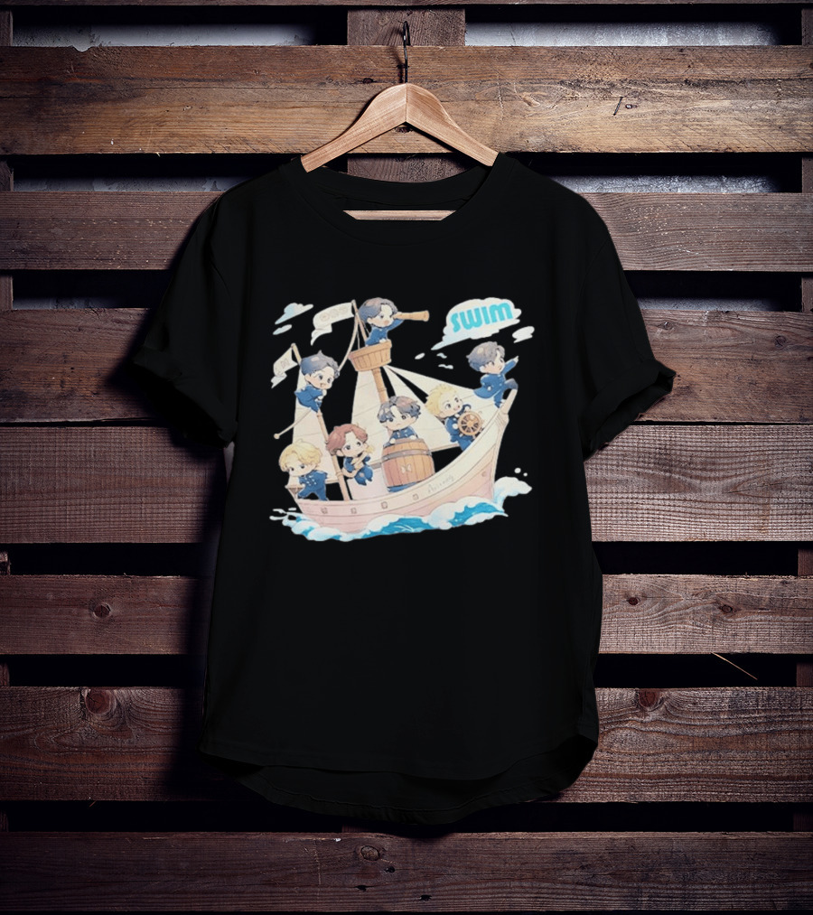 BTS Arirang World Tour Swim Track Sailboat Adventure T-Shirt