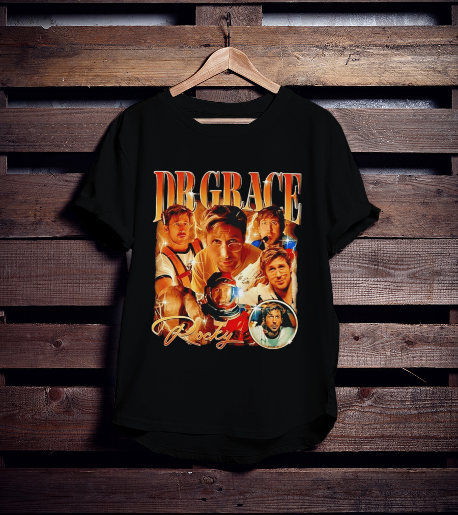 Dr Grace Rocky Ryan Gosling Space Adventure T-Shirt