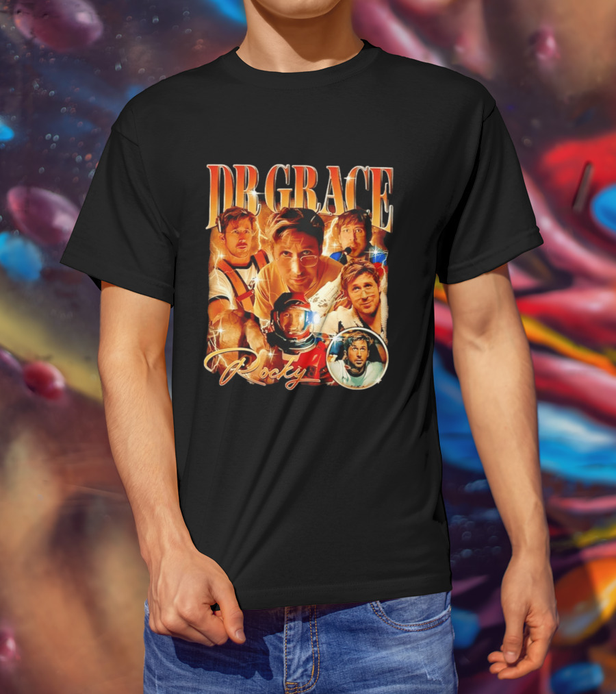 Dr Grace Rocky Ryan Gosling Space Adventure T-Shirt