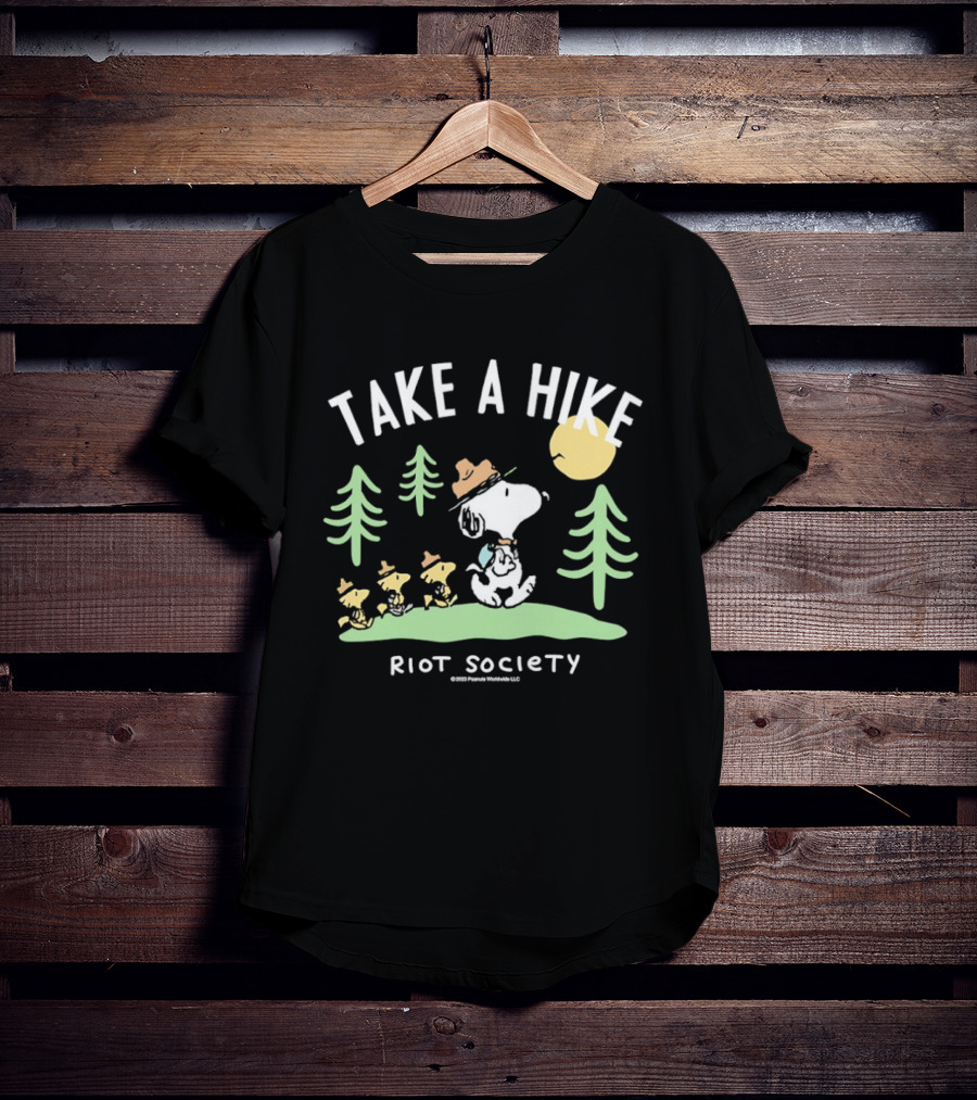 Snoopy Woodstock Take A Hike Riot Society T-Shirt