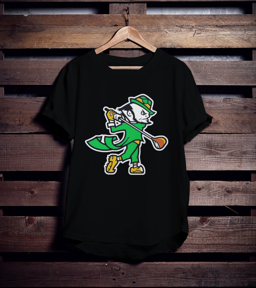 Notre Dame Fighting Irish Golf Leprechaun 2026 T-Shirt