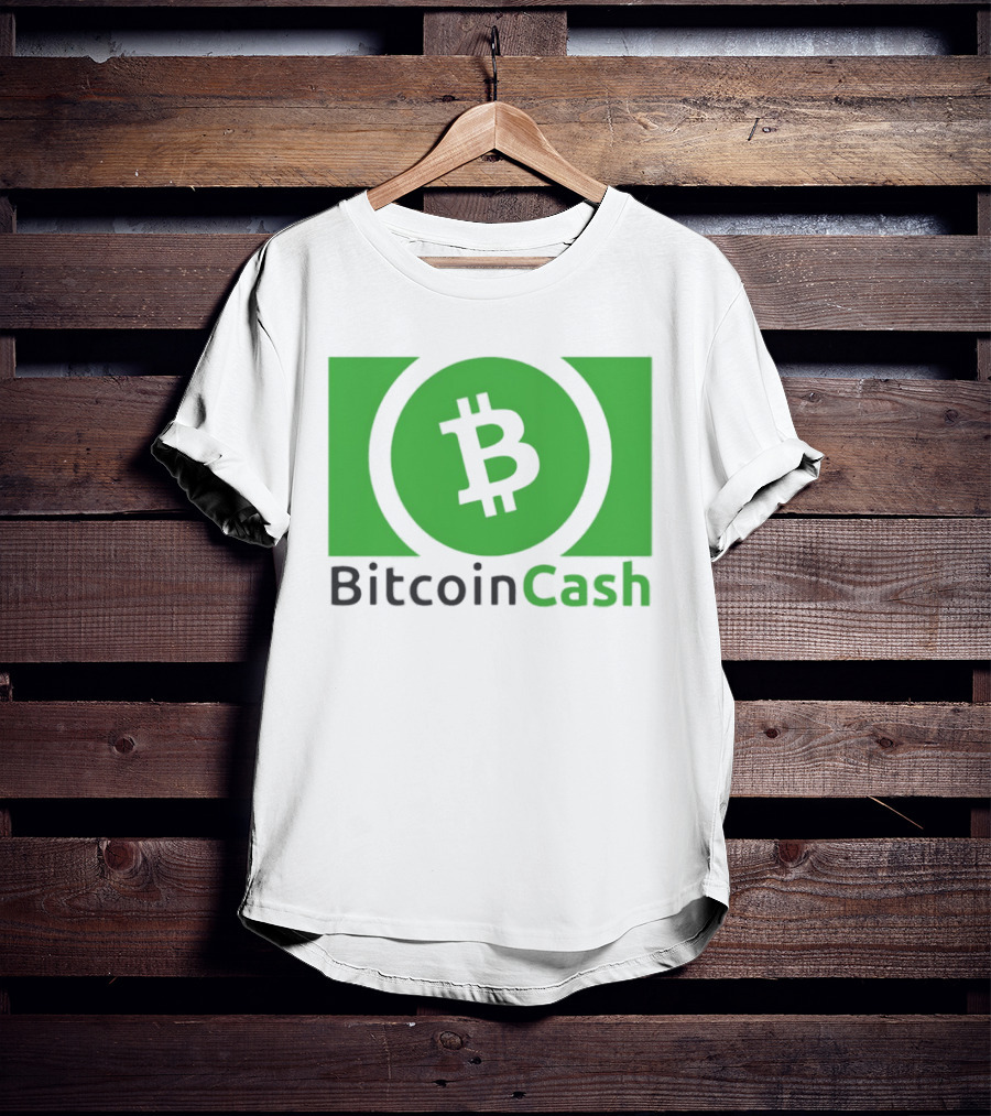 Bitcoin Cash Cryptocurrency Symbol Green Circle T-Shirt