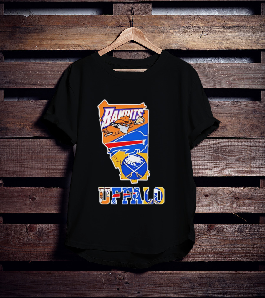 Buffalo Bandits Bills Sabres Sports Teams State T-Shirt