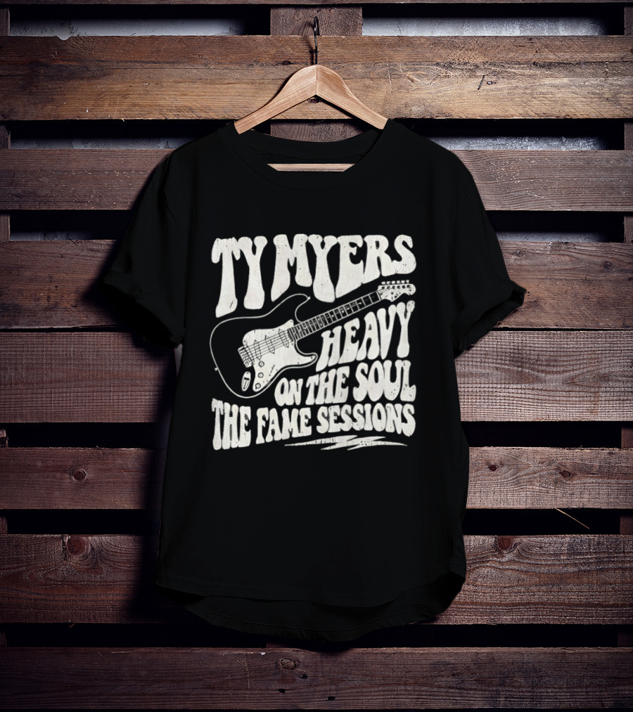 Ty Myers Heavy On The Soul The Fame Sessions Guitar T-Shirt