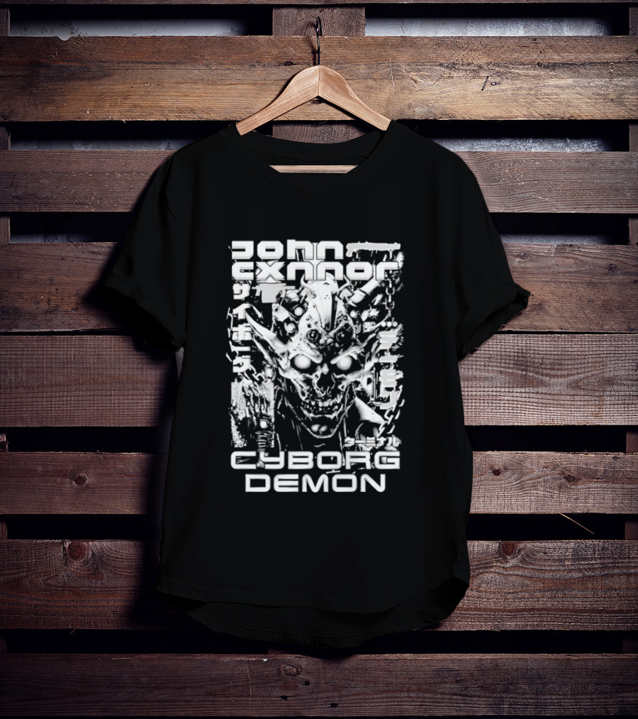 John Cxnnor Gravitated Cyborg Demon T-Shirt