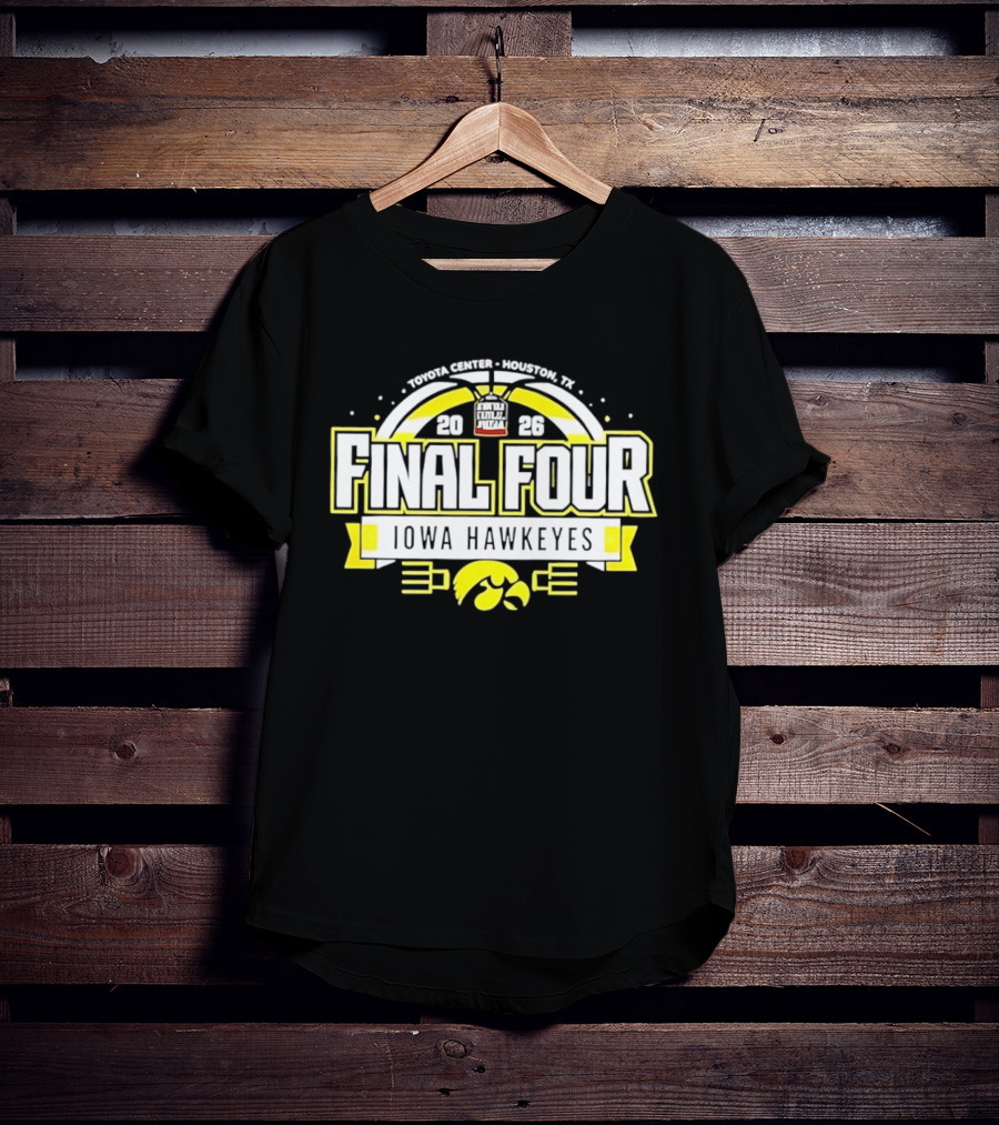 Iowa Hawkeyes NCAA Basketball Final Four 2026 March Madness Arch Madness T-Shirt