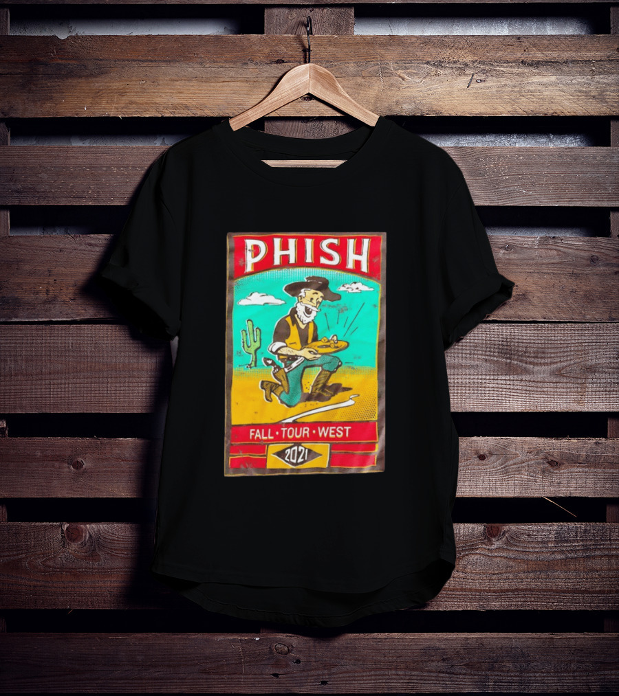 Phish Fall Tour West 2021 Prospector Desert Scene T-Shirt