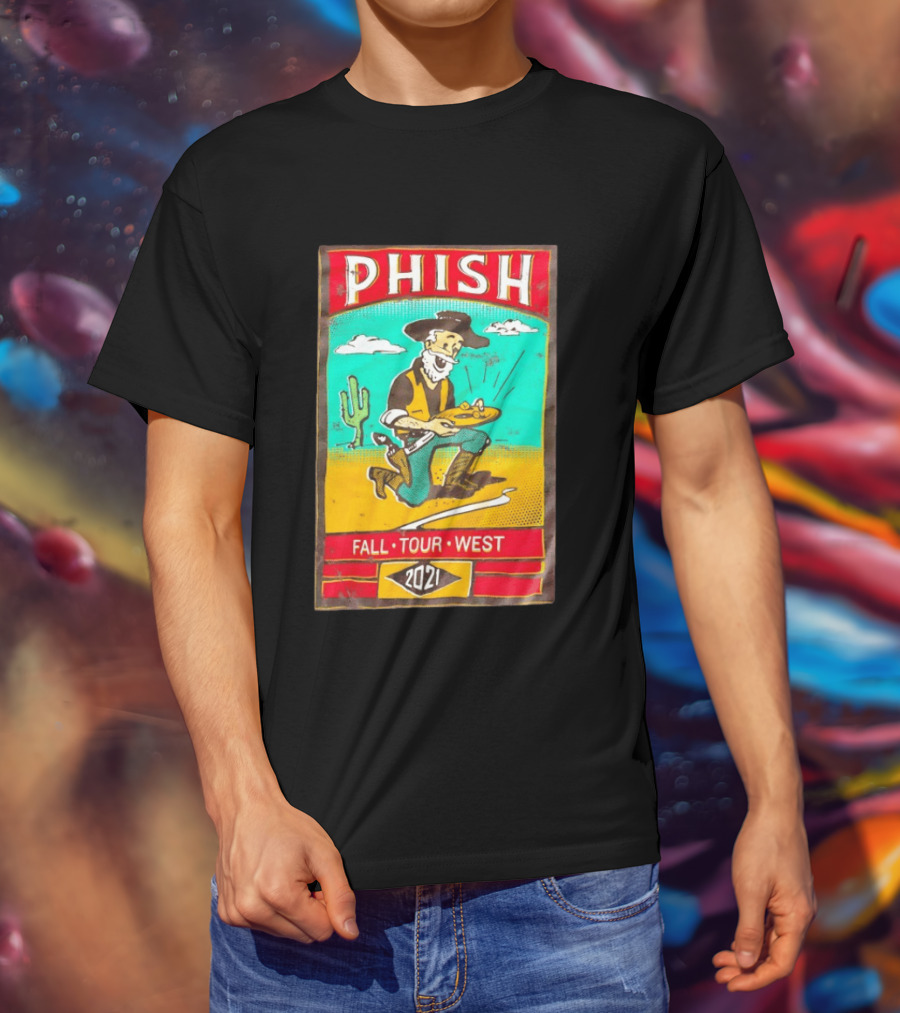 Phish Fall Tour West 2021 Prospector Desert Scene T-Shirt