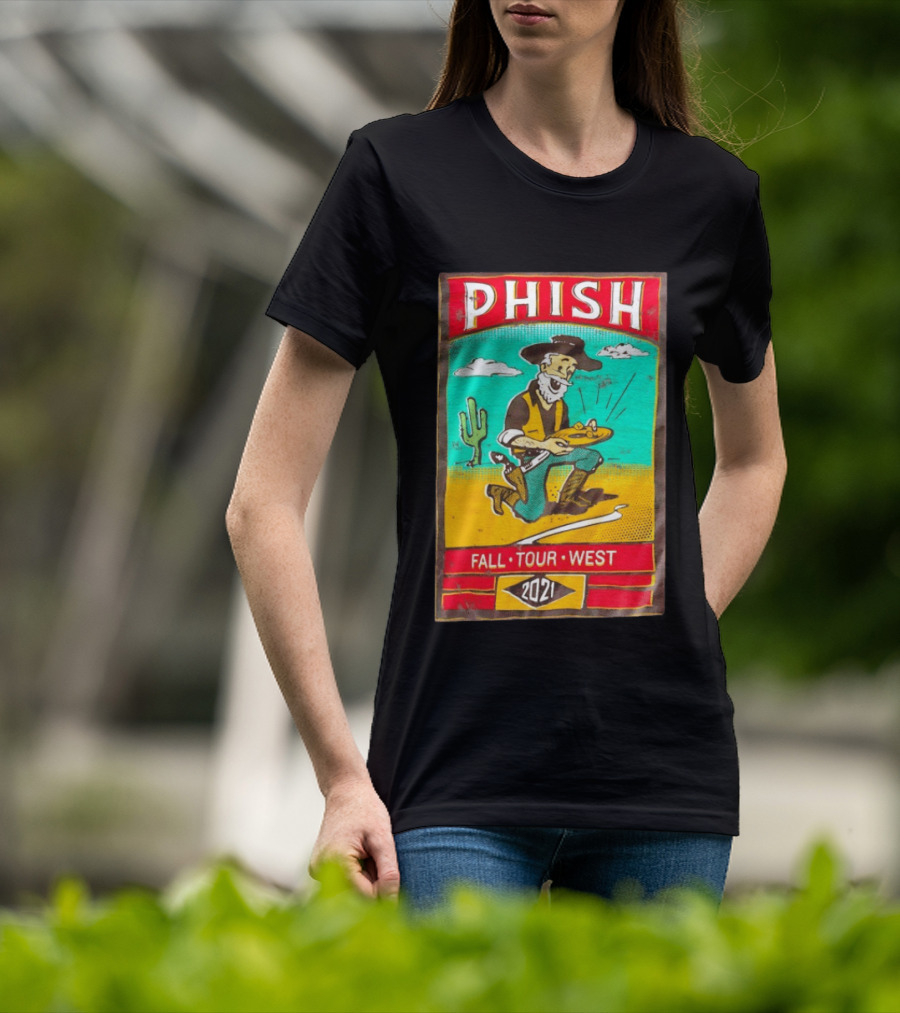 Phish Fall Tour West 2021 Prospector Desert Scene T-Shirt