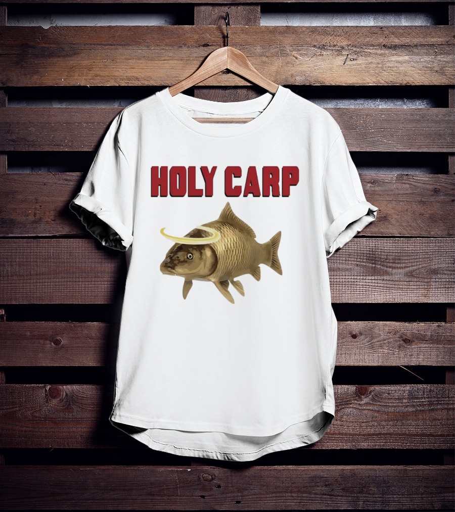 Holy Carp Fish With Halo T-Shirt