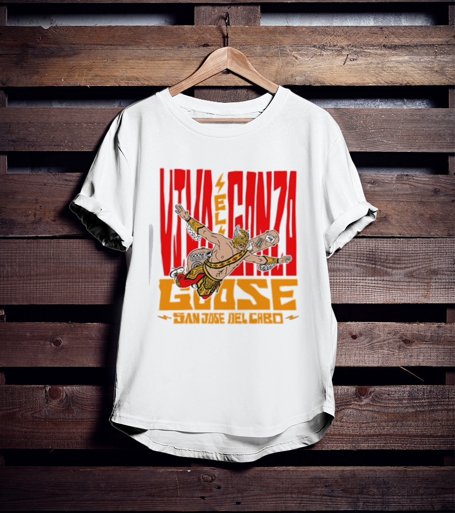 Viva El Gonzo Goose El Gonzo Fantástico Wrestling Skateboarding Fusion T-Shirt