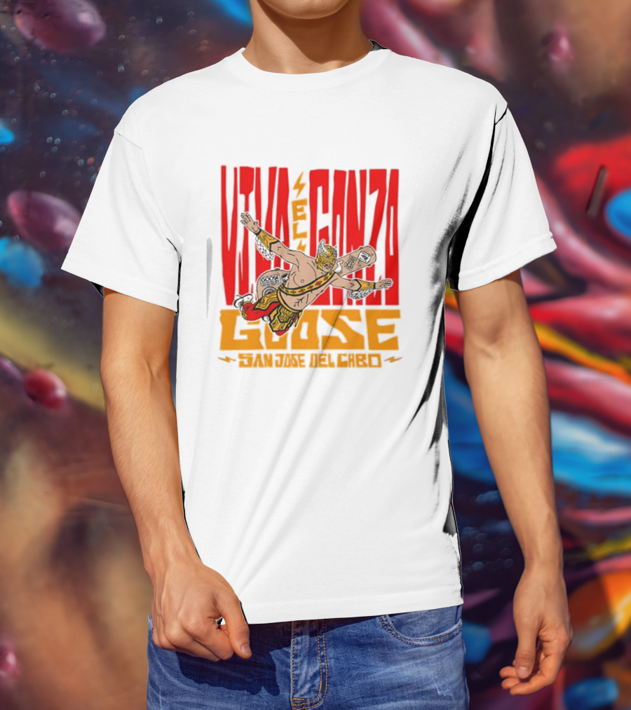 Viva El Gonzo Goose El Gonzo Fantástico Wrestling Skateboarding Fusion T-Shirt