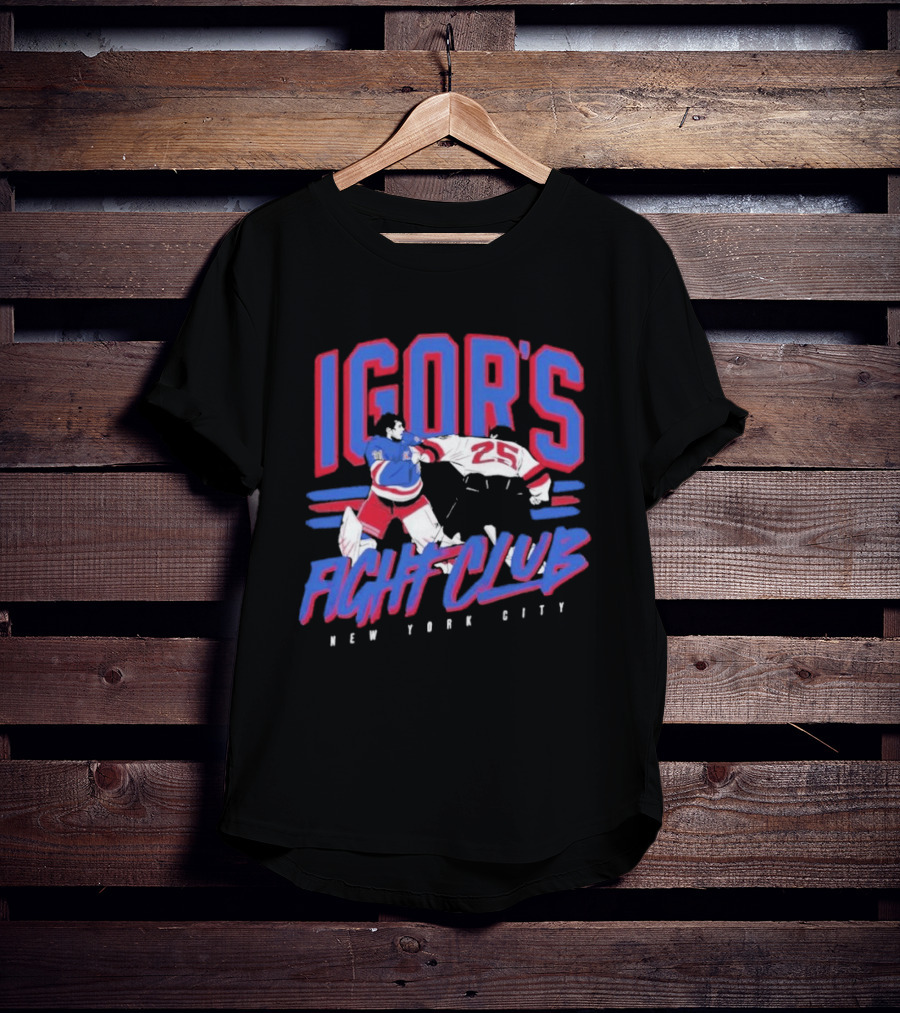 Igor's Fight Club New York City Hockey Rivalry 25 T-Shirt