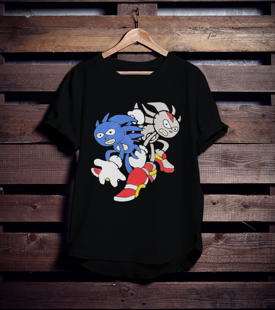 Sanic Coldsteel April Fools Meme Characters T-Shirt