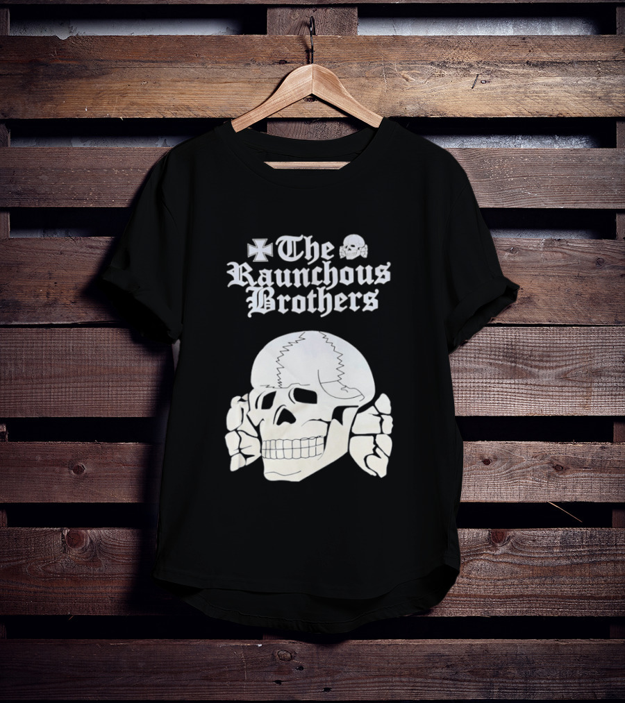Skull The Raunchous Brothers Vintage Gothic T-Shirt
