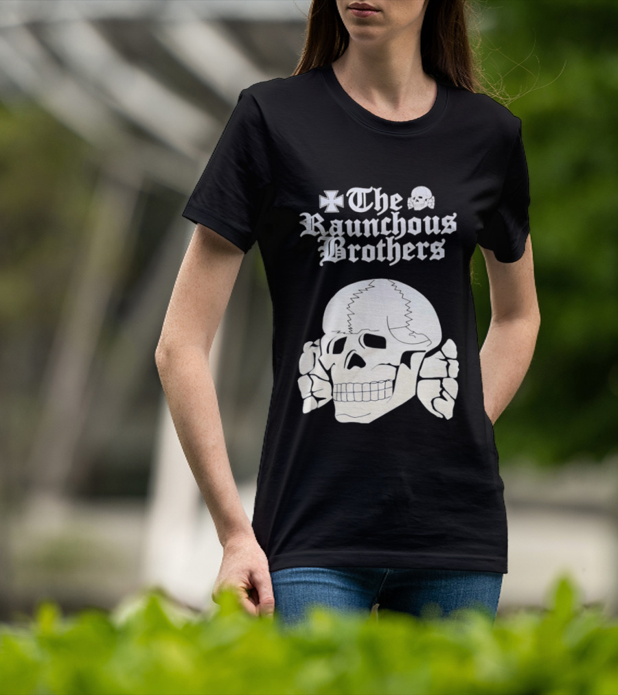 Skull The Raunchous Brothers Vintage Gothic T-Shirt