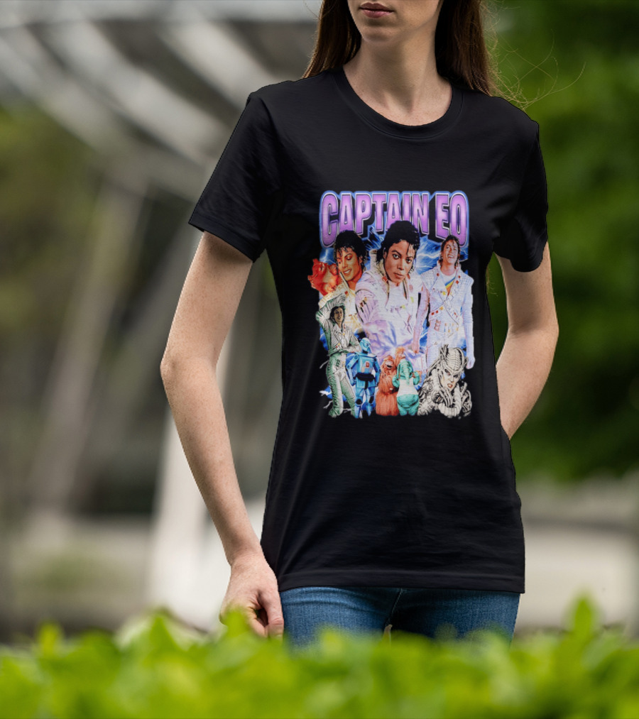 Captain EO Michael Jackson Sci Fi Adventure Cast Characters T-Shirt