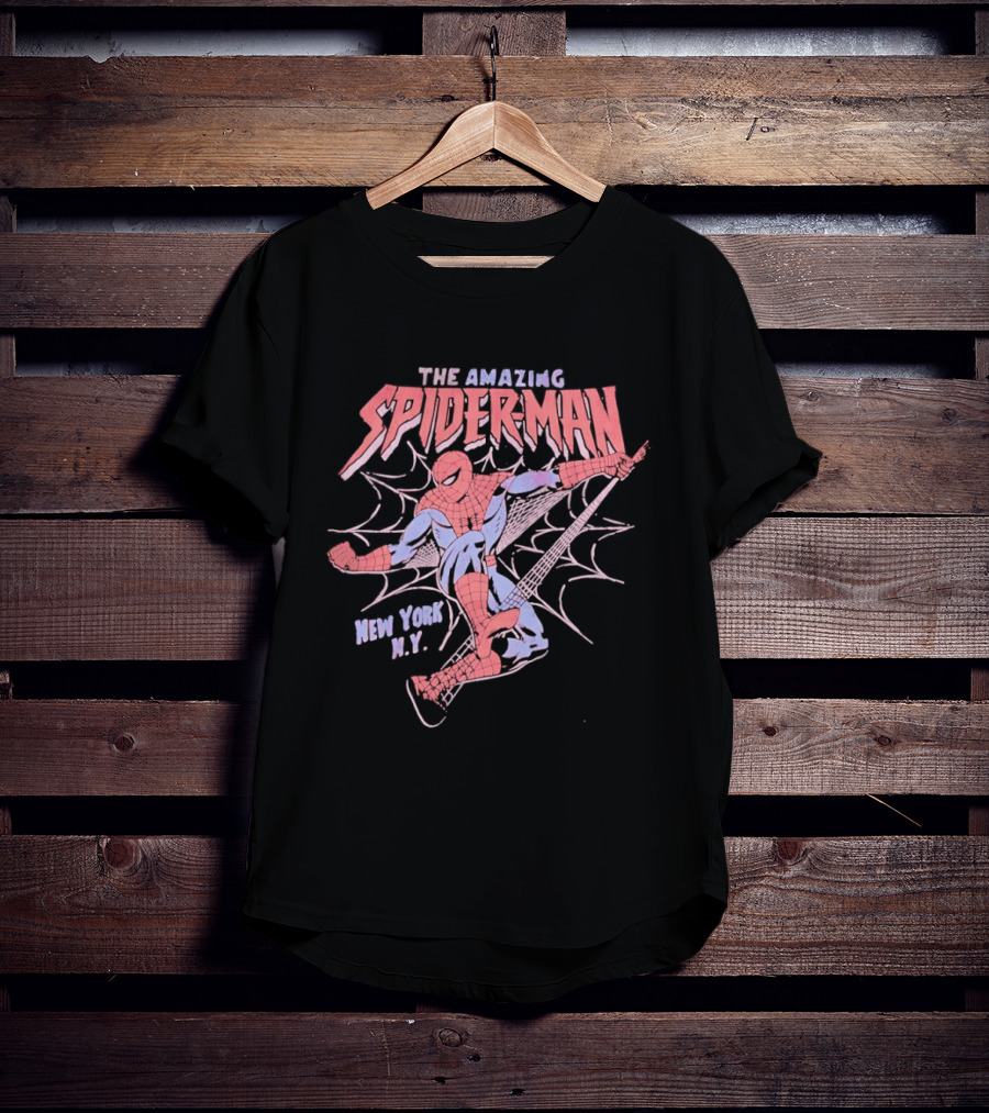 The Amazing Spider Man Classic New York City Marvel Comics Hero T-Shirt