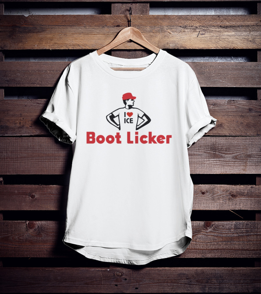 Boot Licker I Love ICE Red Hat Body T-Shirt