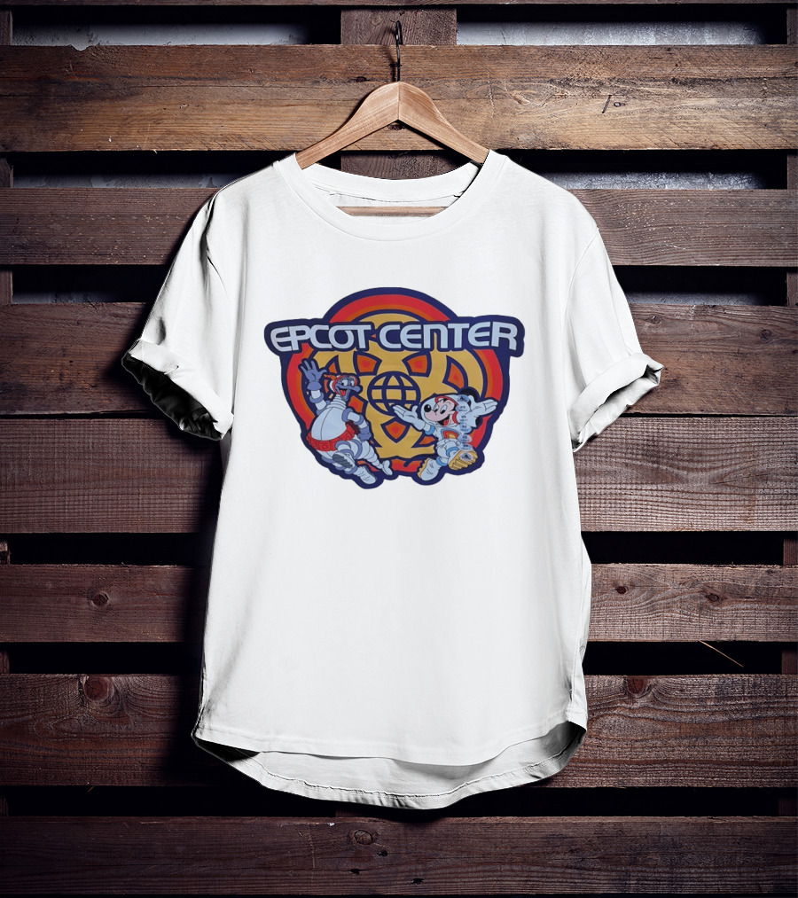 Epcot Center Mickey Mouse And Figment Duo T-Shirt