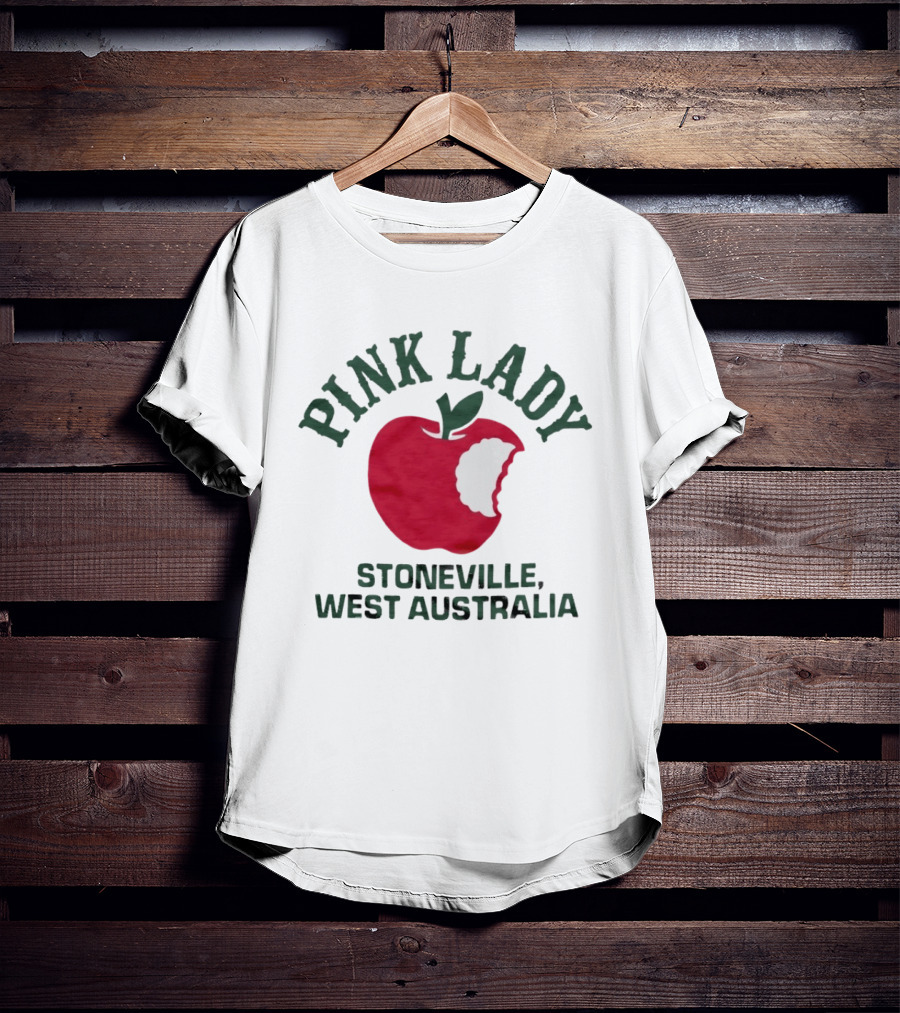 Pink Lady Apple Stoneville West Australia Bite Mark T-Shirt