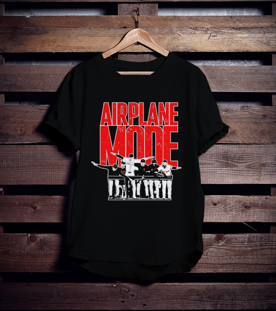 Boston Red Sox Airplane Mode Celebration T-Shirt