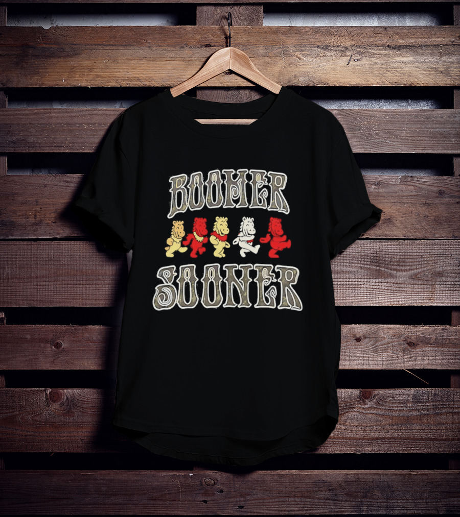 Boomer Sooner Grateful Dead Dancing Bears Oklahoma T-Shirt