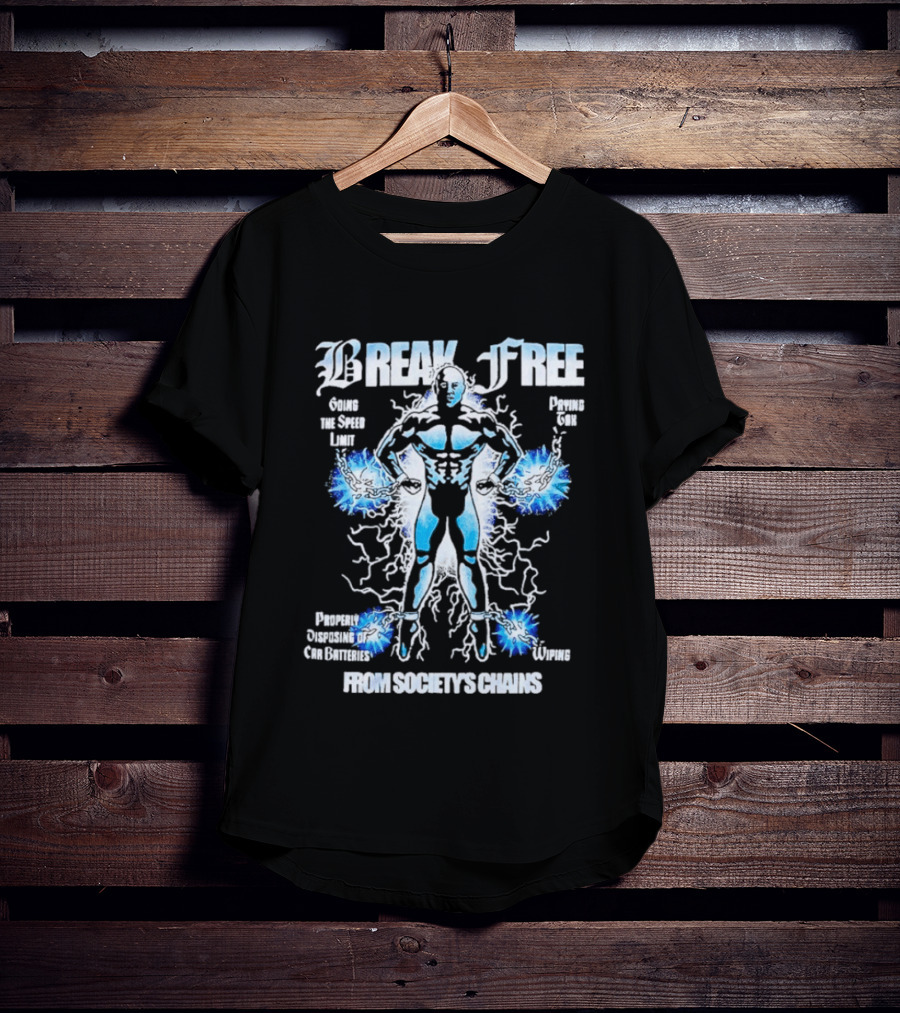 Empowered Break Free From Society's Chains Unleash Hidden Power T-Shirt