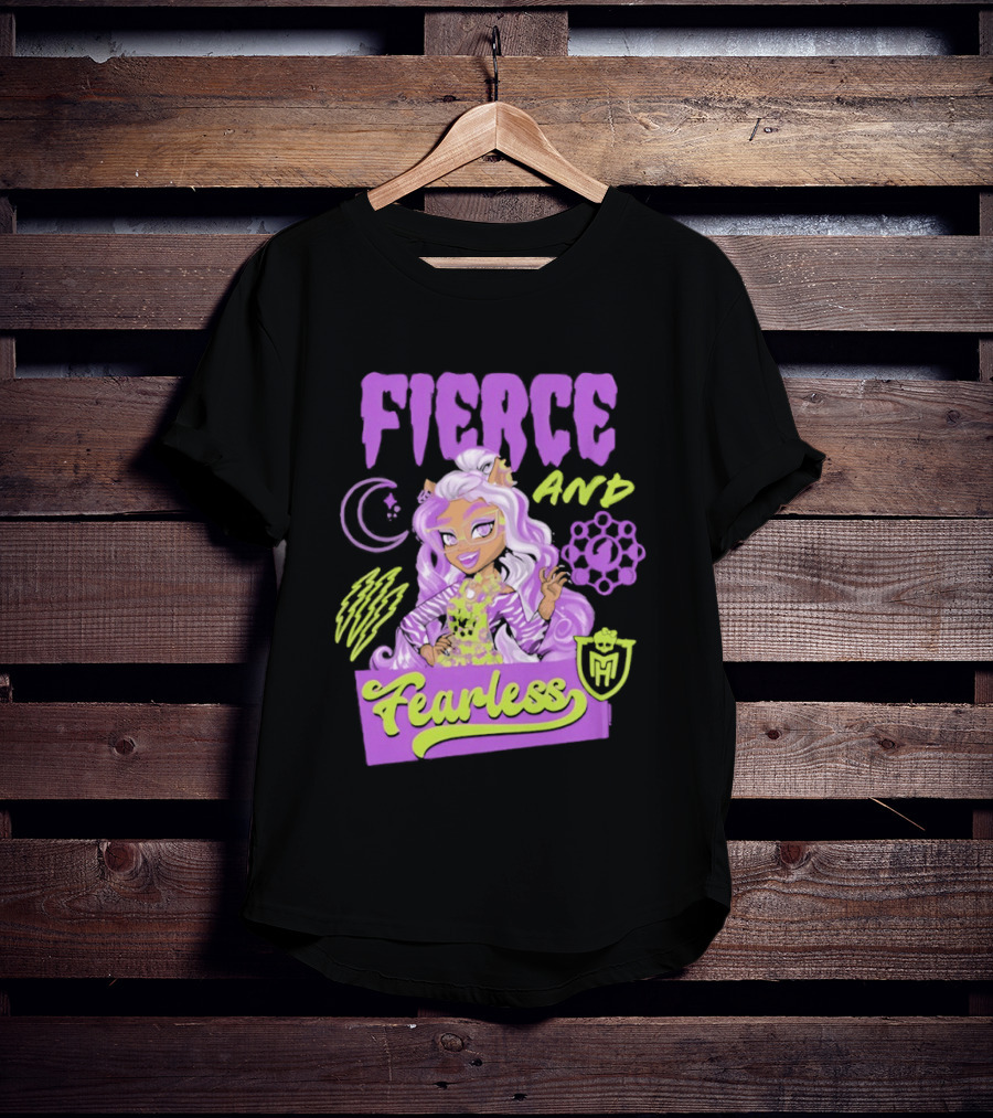 Fierce And Fearless Clawdeen Wolf Monster High T-Shirt