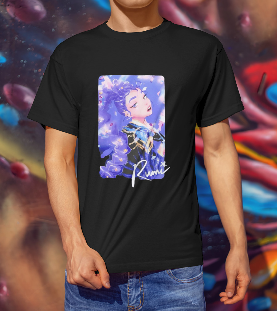 Rumi KPop Demon Hunters HUNTR X Anime T-Shirt