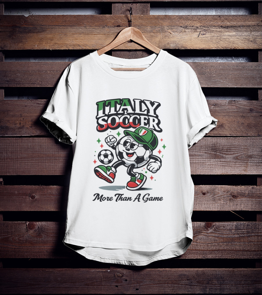 Italy Soccer More Than A Game Ball T-Shirt