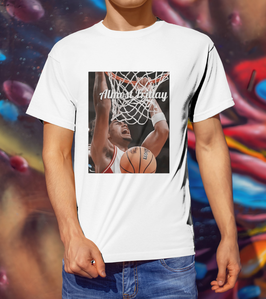 Koa Peat Arizona Wildcats Basketball Almost Friday Dunk T-Shirt