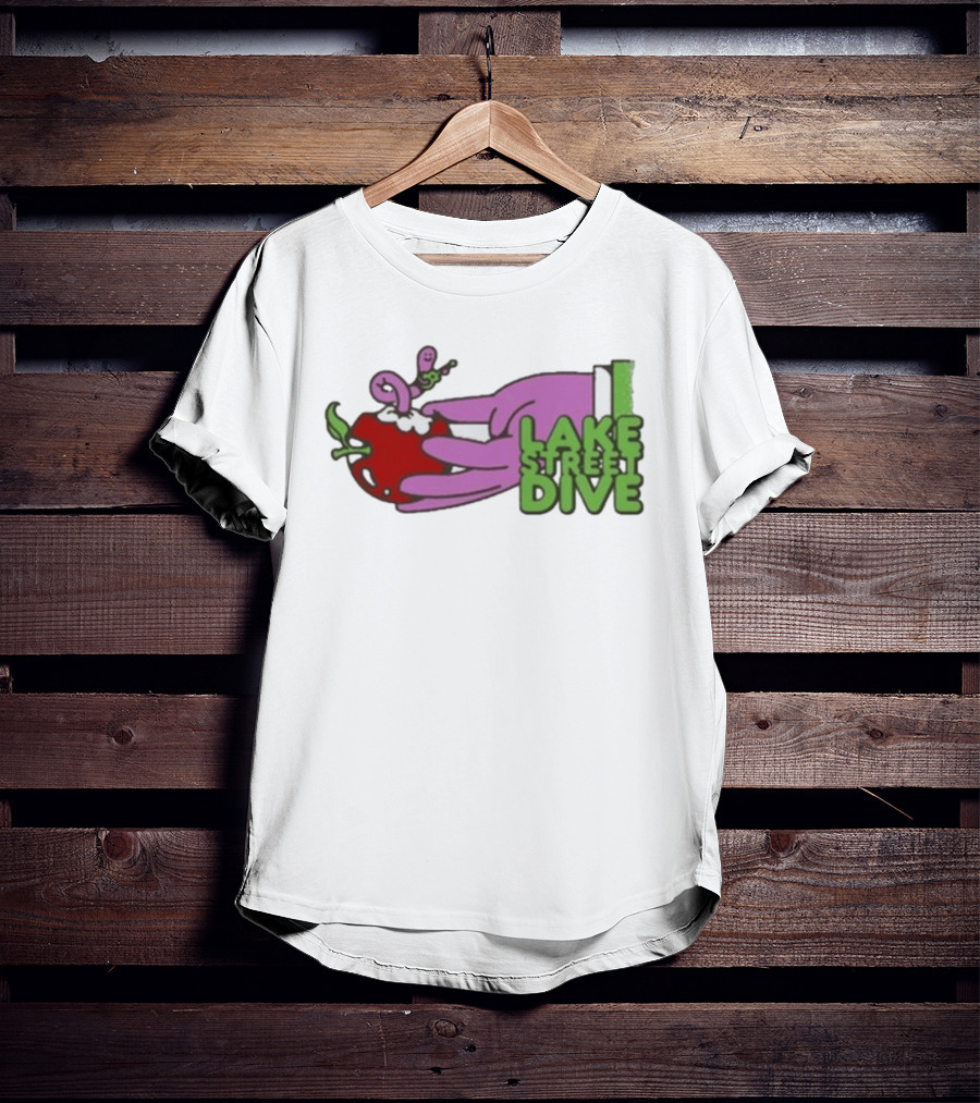 Lake Street Dive Worm In Apple Hand Art Spring 2026 Tour T-Shirt