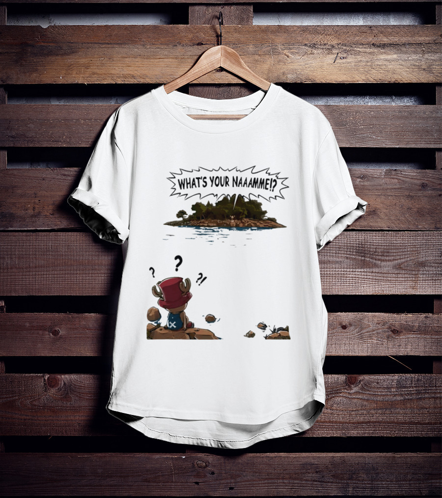Tony Tony Chopper What's Your Name Island Question Marks T-Shirt